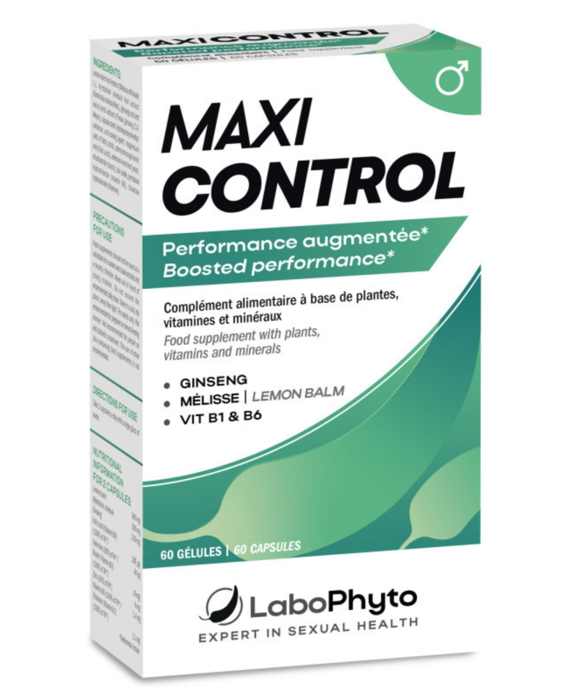 Endurance & équilibre sexuel masculin Maxicontrol 60 gélules